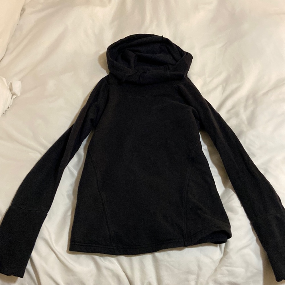 Lucy Open Cowl Neck Pullover Sweatshirt